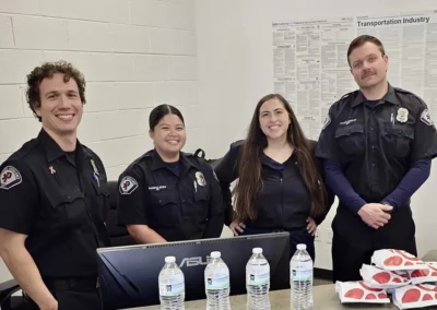 A group of Premier Ambulance EMS workers