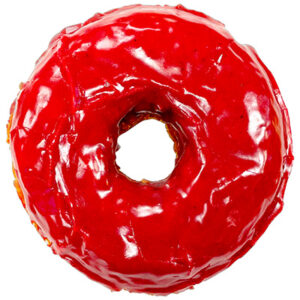 Raspberry Corn Cake Donut