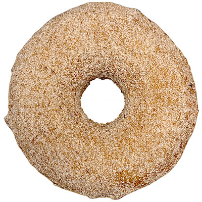 Gluten Friendly, Vegan, Apple Cinnamon Sugar donut from JD Flannel