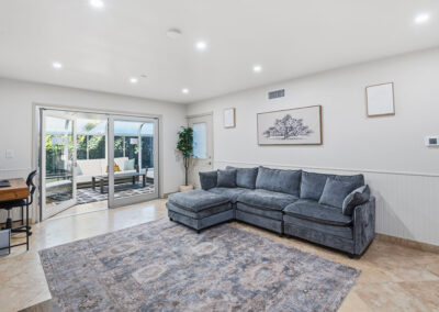 A couch in a room at Newport Heights