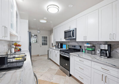 A kitchen at Newport Heights
