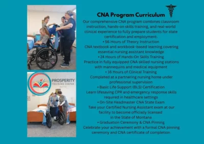 Demonstration of nurses assisting a woman in a wheelchair