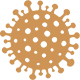 covid icon orange